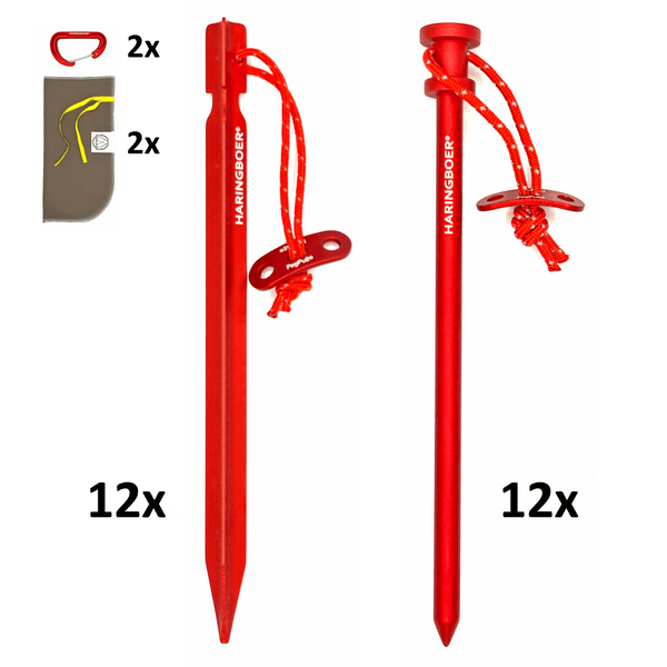Product Bundel - 18 cm haringen - Complete set voor élke ondergrond!
