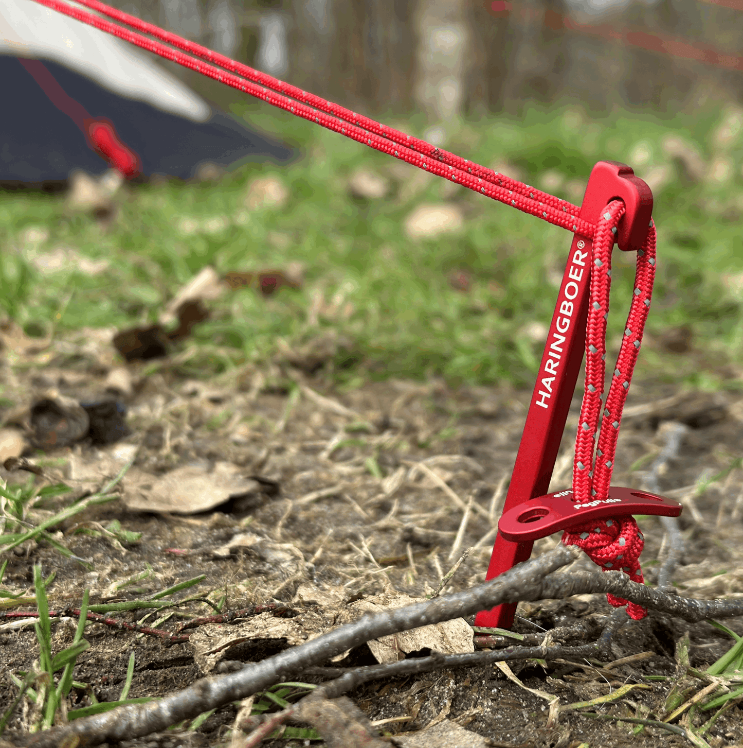 Haringboer 16 cm aluminium rotsharingen met PegPull®