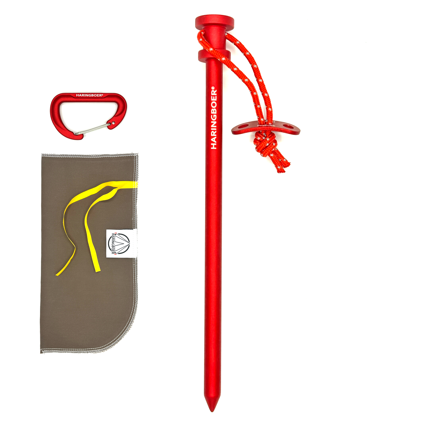Haringboer 18 cm aluminium rotspennen met PegPull®