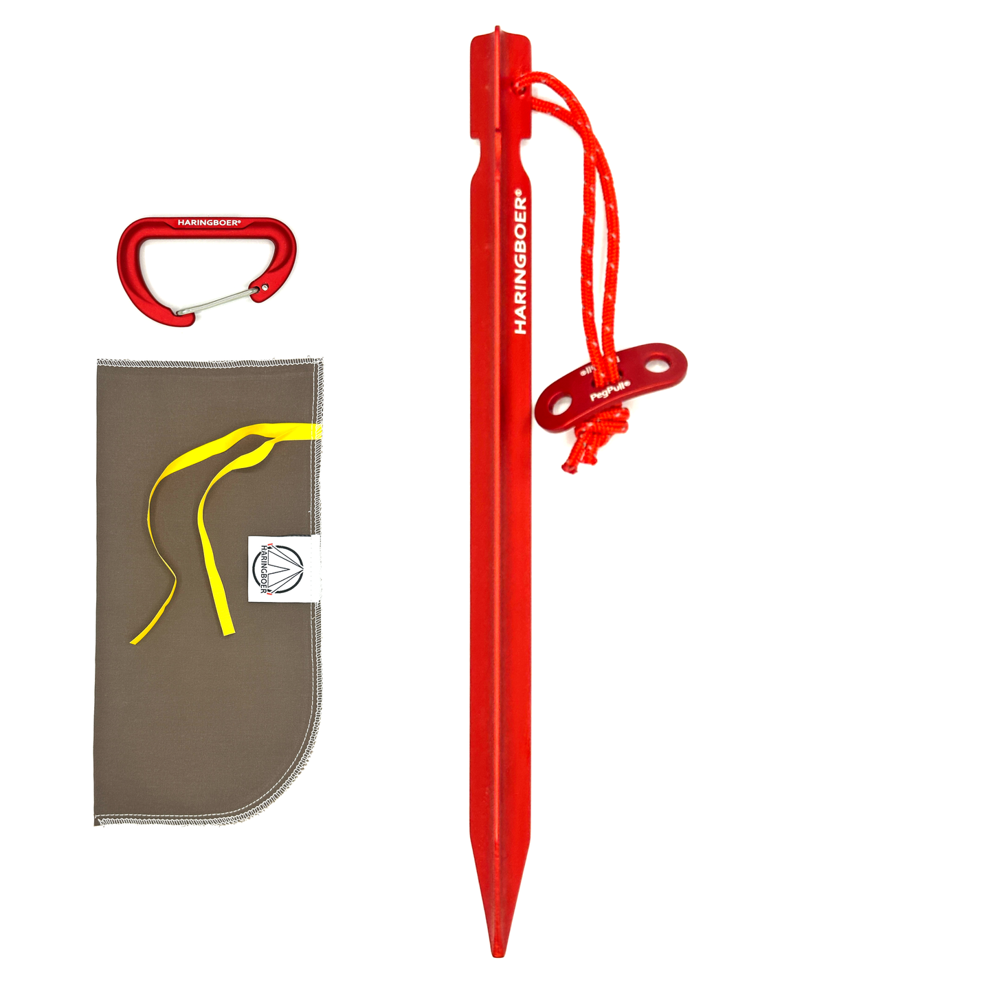Haringboer 18 cm aluminium grondharingen met PegPull®