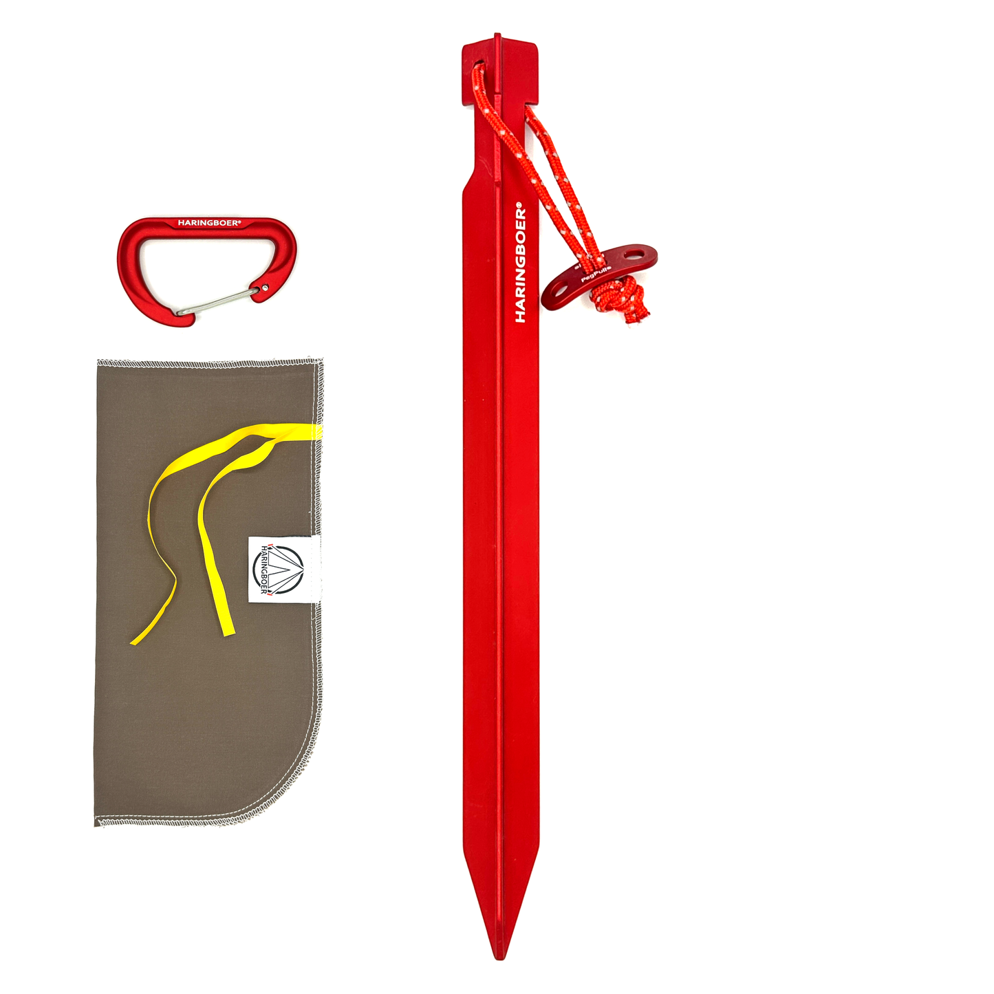 Haringboer 23 cm aluminium grondharingen met PegPull®