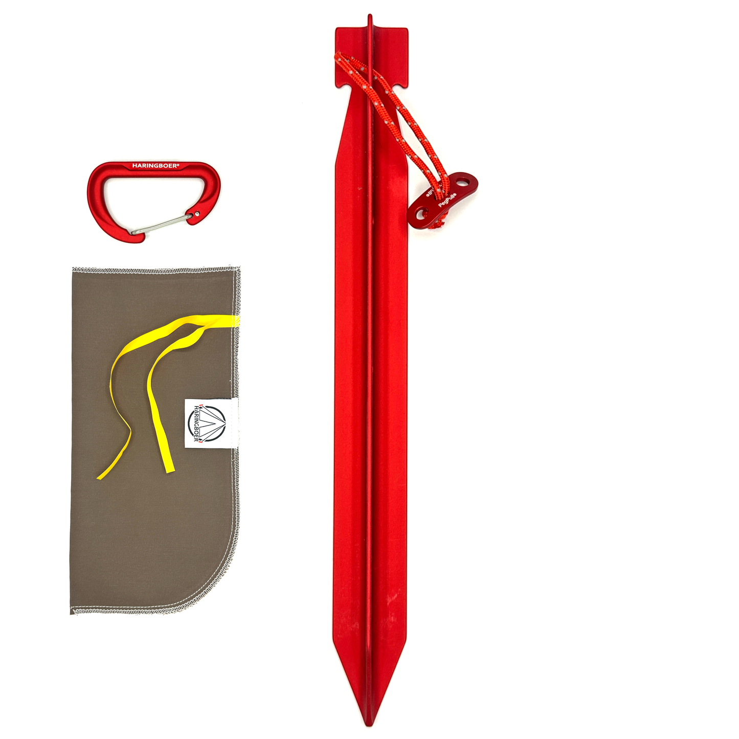Haringboer 26 cm aluminium grondharingen met PegPull®