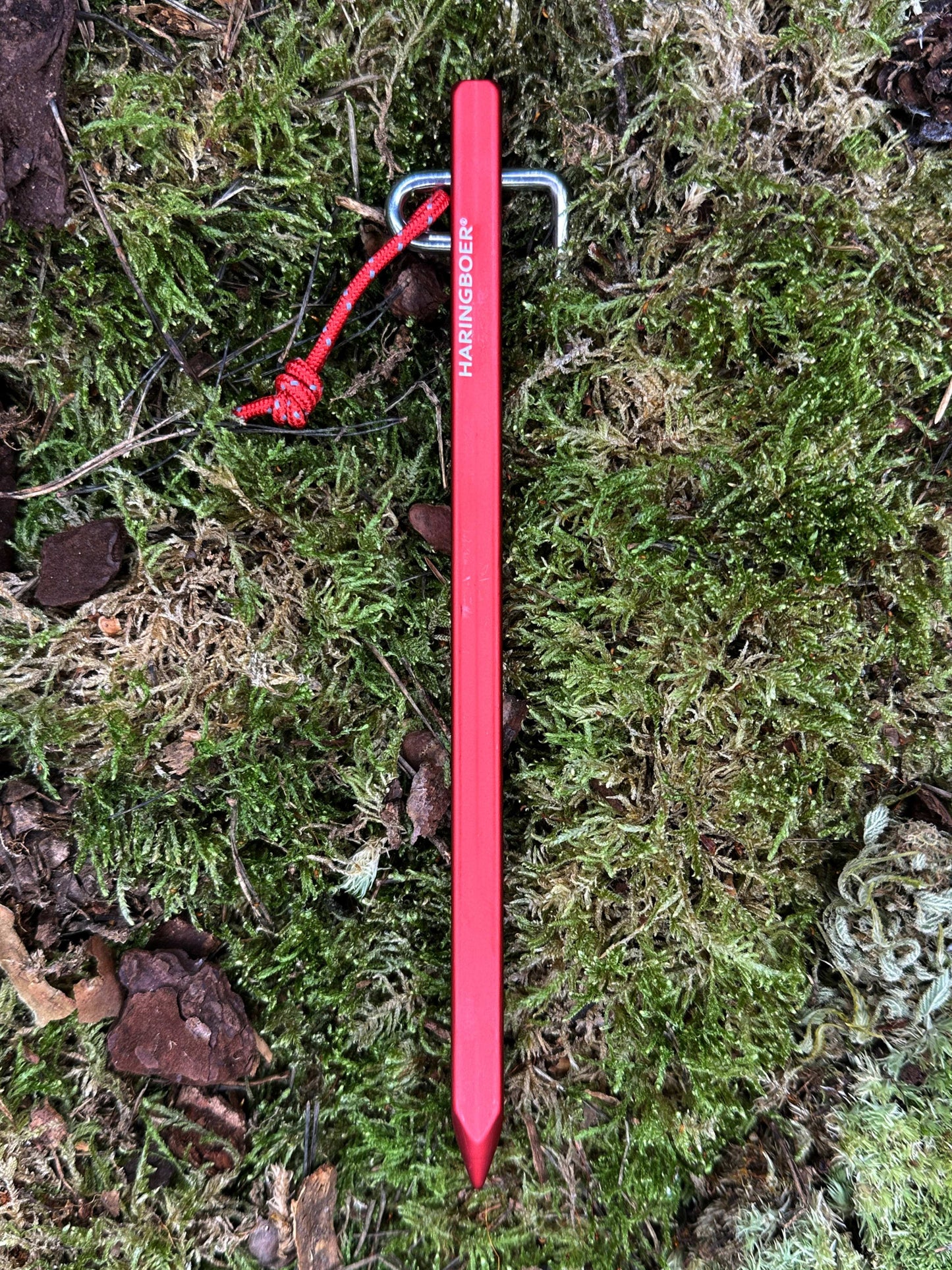 Haringboer 20 cm aluminium rotsharing met PegPull®