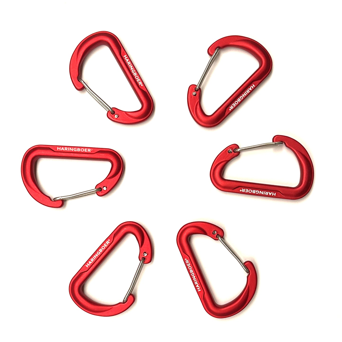 Haringboer 60 x 35 mm Aluminium Carabiner