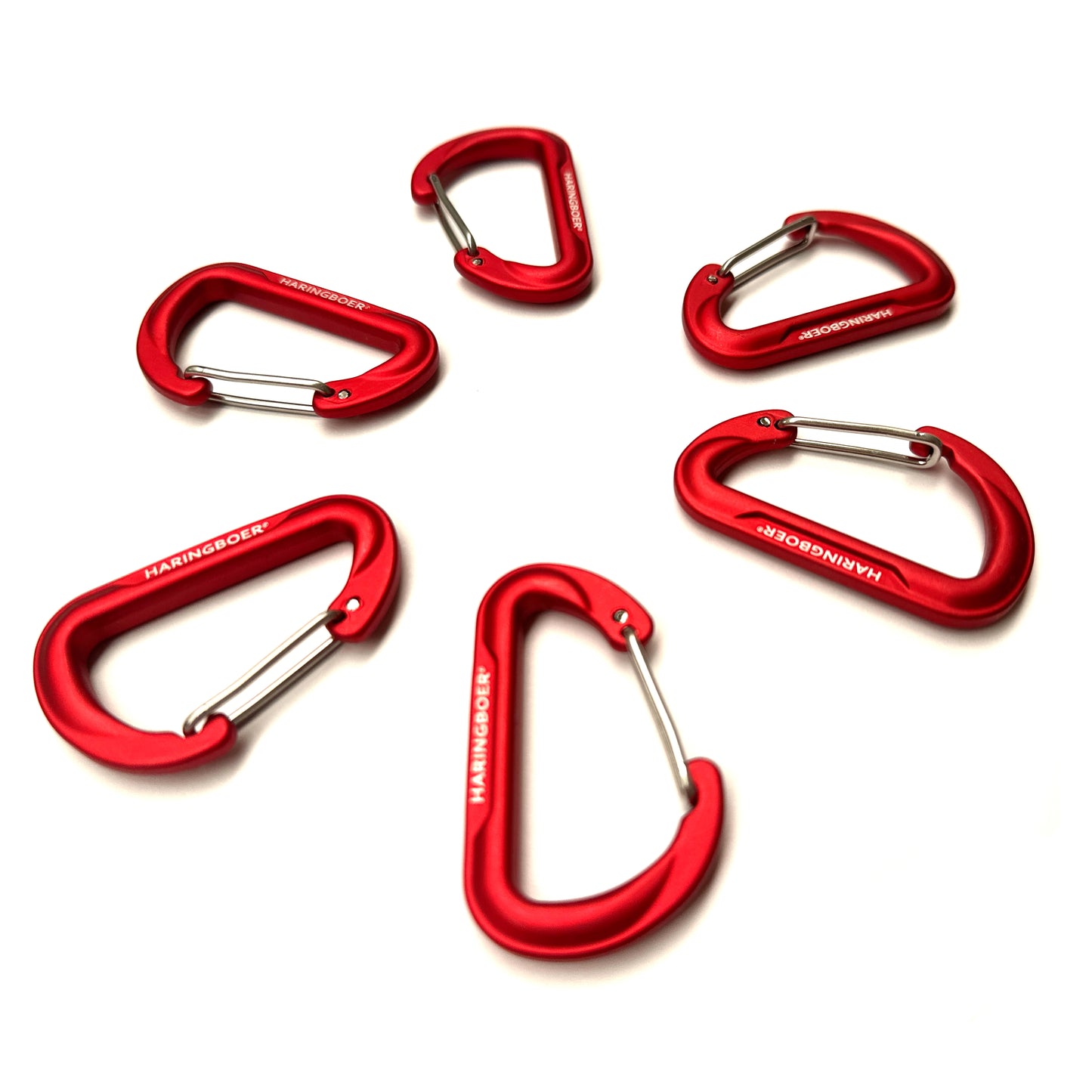 Haringboer 60 x 35 mm Aluminium Carabiner