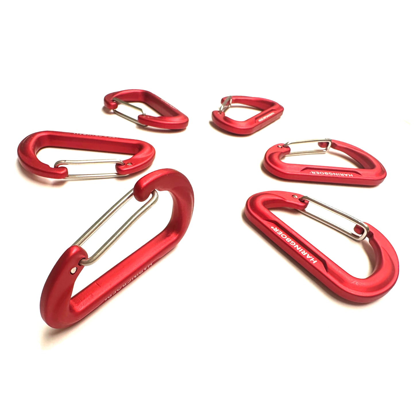 Haringboer 60 x 35 mm Aluminium Carabiner