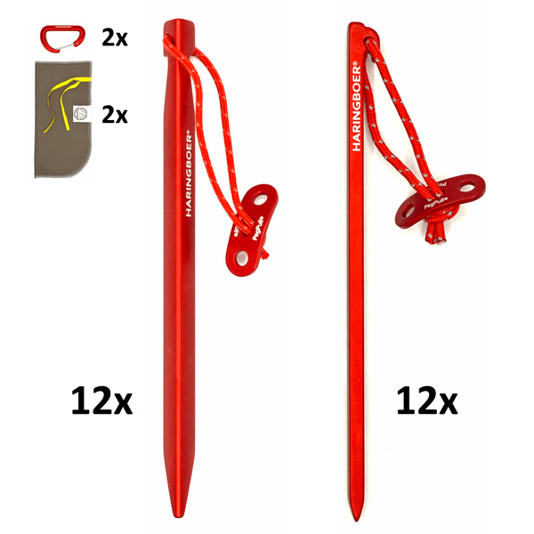Product Bundel - 16 cm haringen - Complete set voor élke ondergrond!