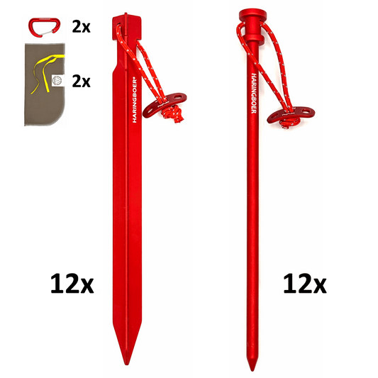 Haringboer 23 cm aluminium pakket - Zachte & Harde Grond