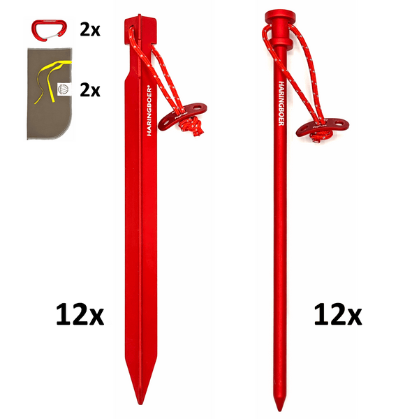 Product Bundel - 23 cm haringen - Complete set voor élke ondergrond!