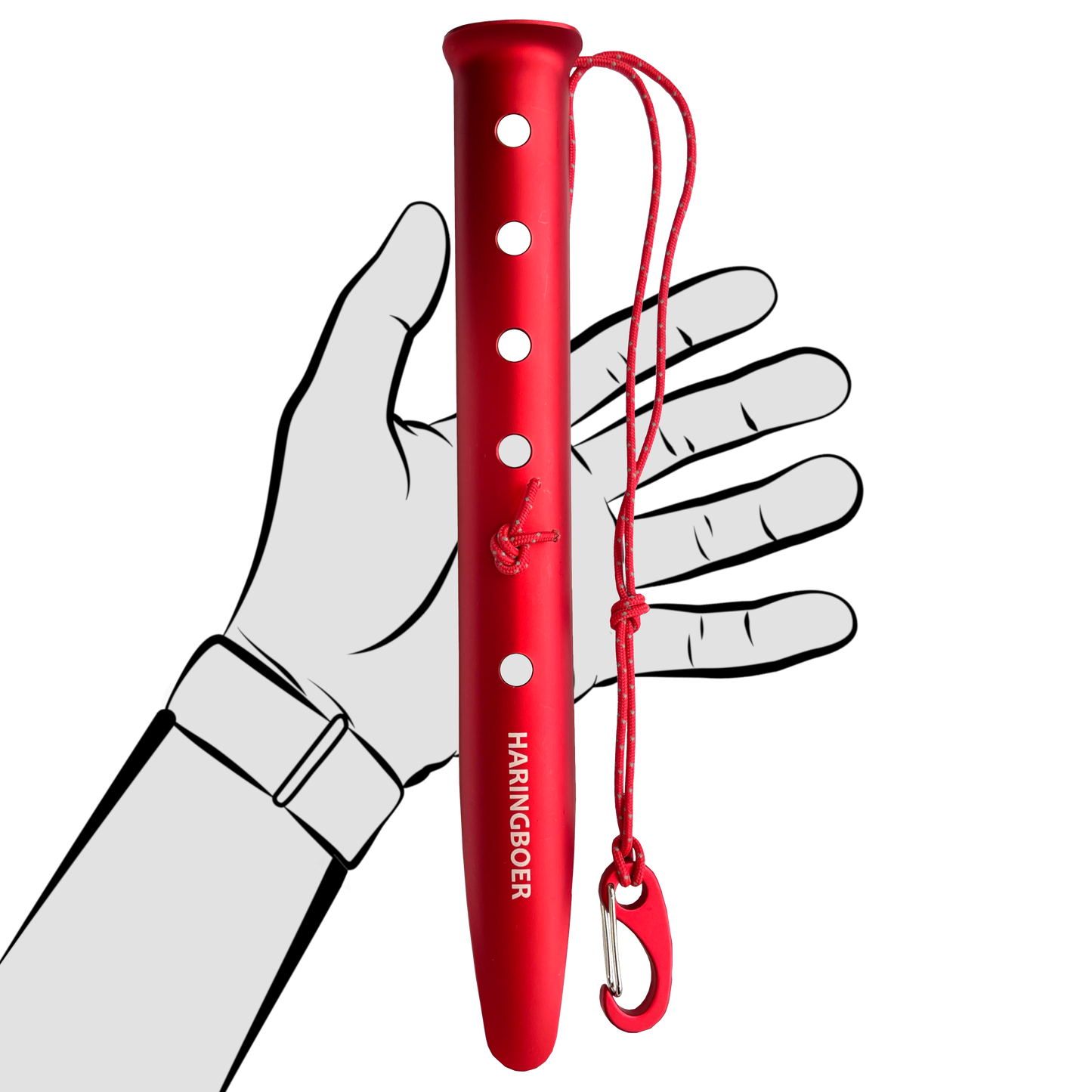 31cm aluminium zand & sneeuwharingen