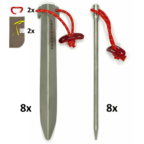 Product Bundel - 16,5 cm haringen - Zachte & Harde Grond