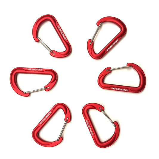 Haringboer 60 x 35 mm Aluminium Carabiner